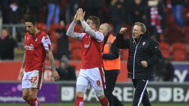 Warnock took charge with 22nd-placed Rotherham with 16 appearances on the season at the end of the 2015/16 season, and maintained a nine-point lead.